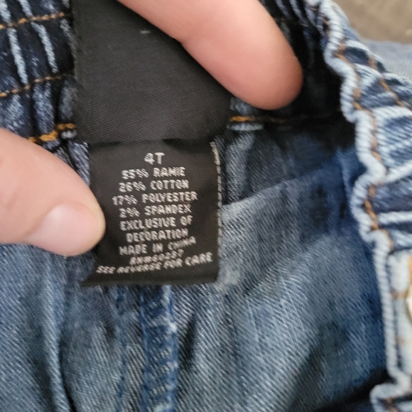 Baby Phat Girlz Little Girl Denim Jean Skirt Skort Size 4T - Picture 7 of 7